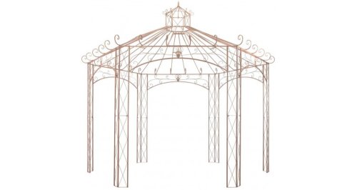 Alti Producatori - Pavilion de gradina, maro antichizat, 4 m, fier