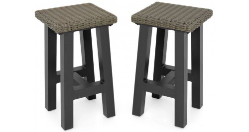 Set mobilier terasa/gradina TONIC, 2 taburete bar