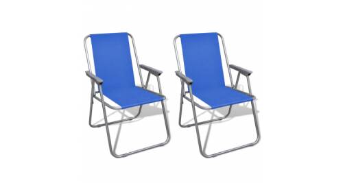 Alti Producatori - Set scaune pliabile de camping, albastru