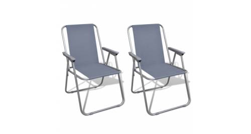 Alti Producatori - Set scaune pliabile de camping, gri