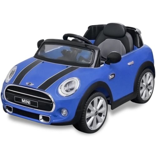 vidaXL Mașină de tip ride-on Mini Cooper S, Albastră