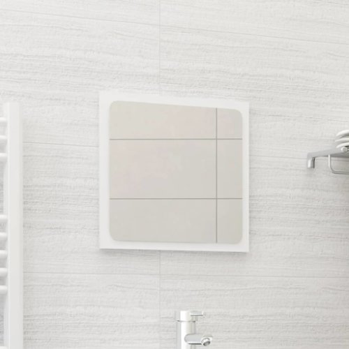 Vidaxl oglindă de baie, alb, 40x1,5x37 cm, pal