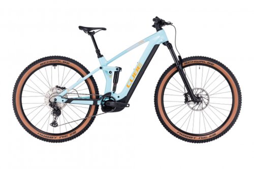 Bicicleta electrica e-bike cube stereo hybrid 140 hpc race 750 dazzle orange 2023 cadru m (18 ) - roti 29