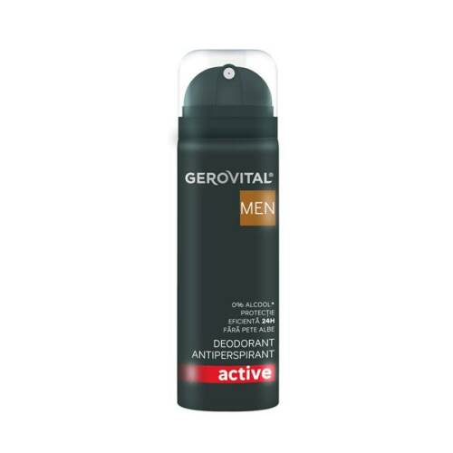 Deodorant antiperspirant active 150 ml, gerovital men
