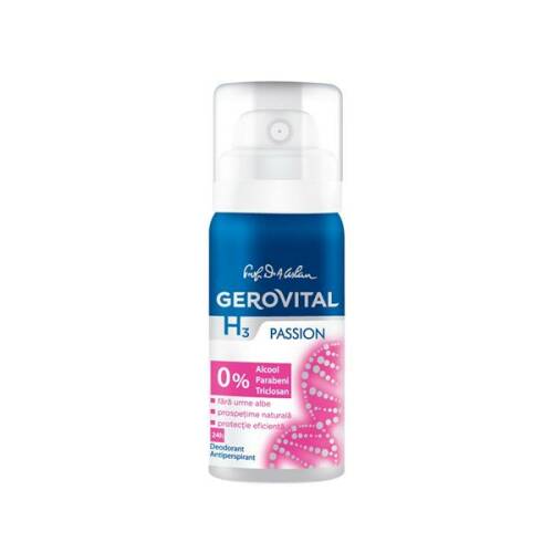 Deodorant Antiperspirant Gerovital H3 - Passion 40 ml