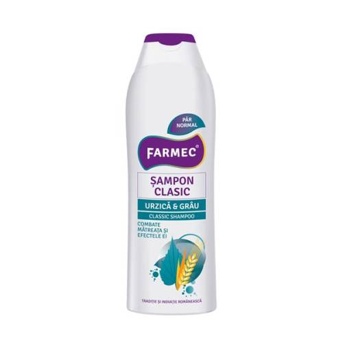 Farmec - Șampon clasic urzică și grâu 400 ml