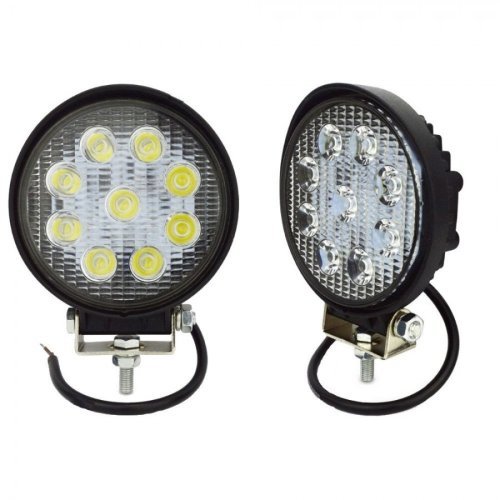 Gave - Set 2 proiector offroad 9 led 27w rotund auto