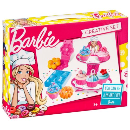 Barbie set cofetarie Mega Creative, 24 piese, 3 ani+