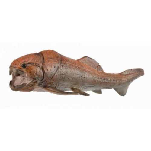 Figurina Dunkleosteus Deluxe cu mandibula mobila Collecta, 27,5 x 6 cm