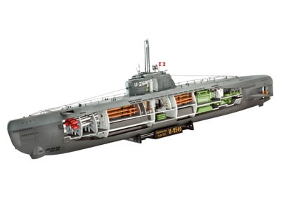 Deutsches U-Boot Typ XXI mit Interieur Revell RV5078