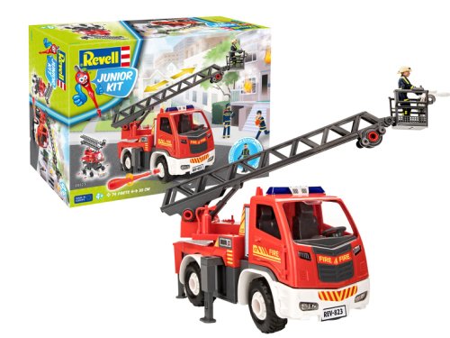 REVELL JUNIOR KIT Fire Truck -Ladder Unit incl. figure