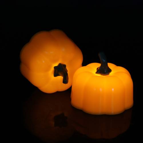 Neer - 12 bucati lampa cu led dovleac pentru halloween, petrecere, decoratie, lampa de pat, decoratiuni casa