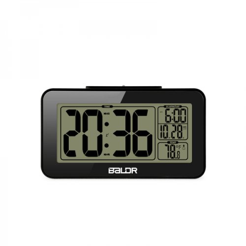 Ceas desteptator digital afisare temperatura si data ceas cu alarma functie snooze backlight negru
