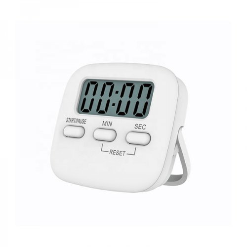 Cronometru digital cu alarma multifunctional casa si bucatarie 3 tipuri de montare alb