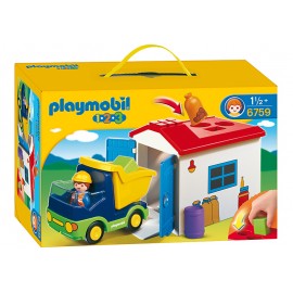 Playmobil - 123 camion cu garaj