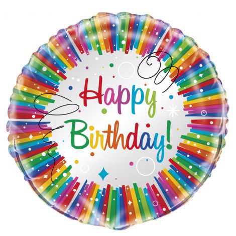 Balon folie happy birthday 45 cm