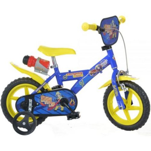 Bicicleta copii 12inch, pentru copii 3-5 ani, fireman sam 123GL-SIP Dino Bikes