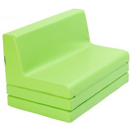 Canapea din spuma, extensibila - verde