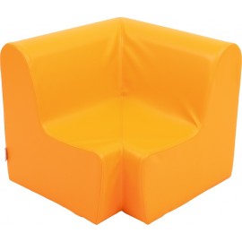 Canapea pentru colt - spuma - marimea 1 - portocalie