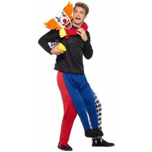 Costum piggyback clown horror