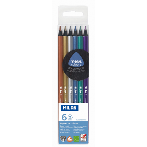 Creion color 6 Metalizat