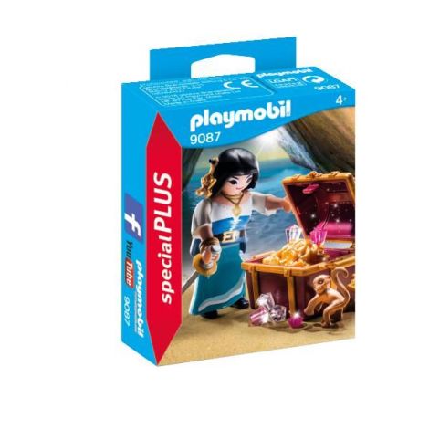 Playmobil - Femeie pirat cu comoara