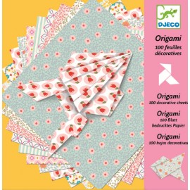 Hârtie origami Djeco coli decorative