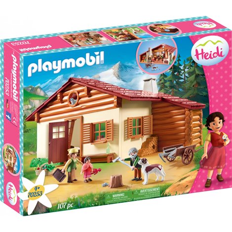 Playmobil - Heidi si cabana din munti