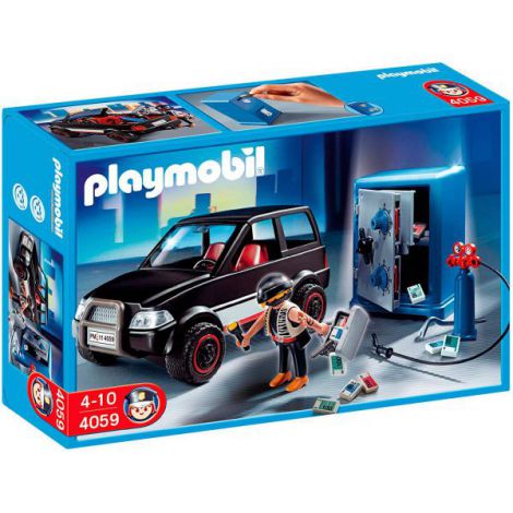 Playmobil - Hot cu seif si masina