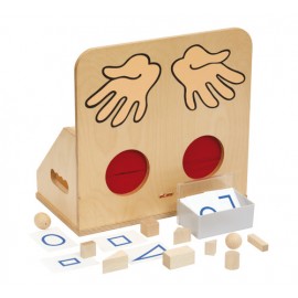 Joc educativ pentru gradinita Materiale tactile - Forme geometrice - Toys For Life