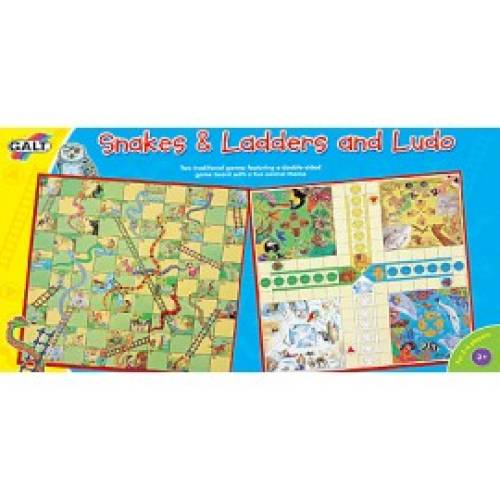 Joc familial interactiv 2 in 1 / Snakes & Ladders and Ludo