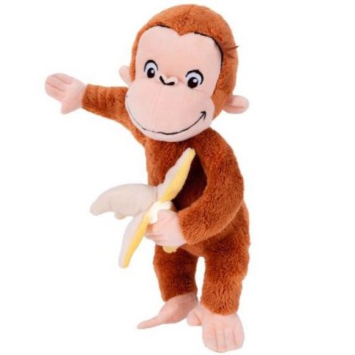 Play By Play - Jucarie din plus curious george cu banana, 26 cm