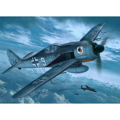 Macheta revell avion militar focke wolf fw 190 a8 de noapte rv3926