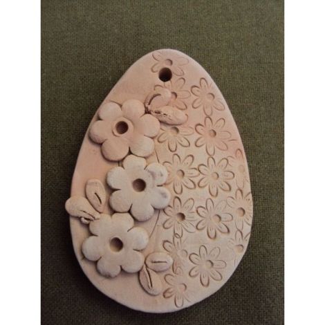 Magnet ou ceramica cu model floral 3