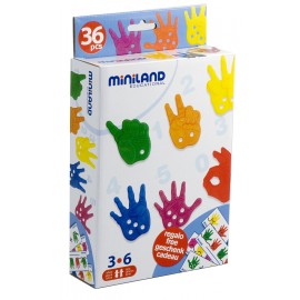 Miniland - Joc de numarat cu manute 36