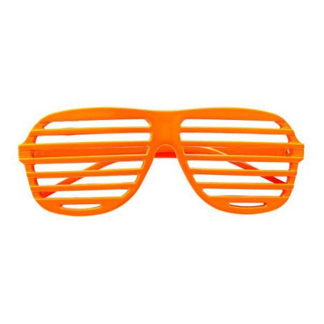 Ochelari disco neon portocalii - marimea 158 cm