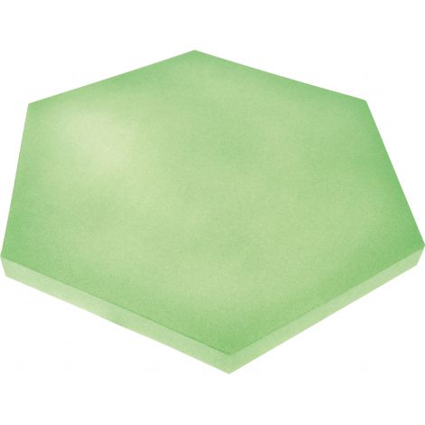 Panou hexagonal verde moss 40 mm pentru reducerea zgomotului in clasa