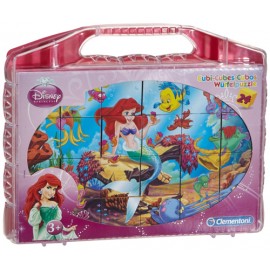 Puzzle 24 cuburi mica sirena Ariel
