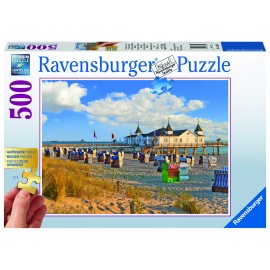 Ravensburger - Puzzle sezlonguri pe plaja 500 piese
