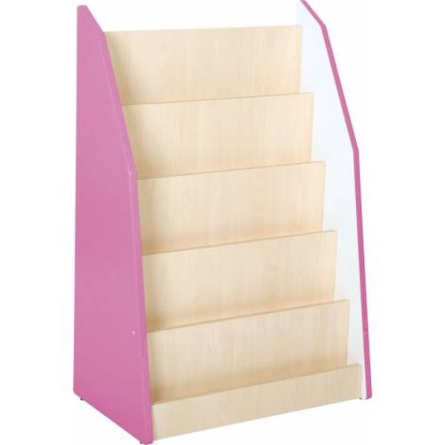 Quadro alb Biblioteca pentru gradinita culoare Roz inchis
