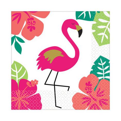 Widmann Italia - Servetele petrecere flamingo 25x25 cm