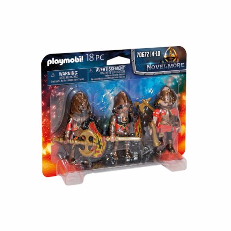 Set 3 figurine banditi burnham 70672 Playmobil