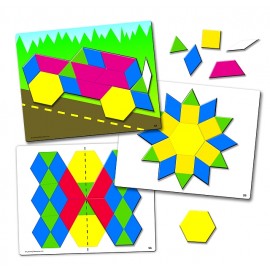 Learning Resources - Set de forme magnetice pentru construit modele