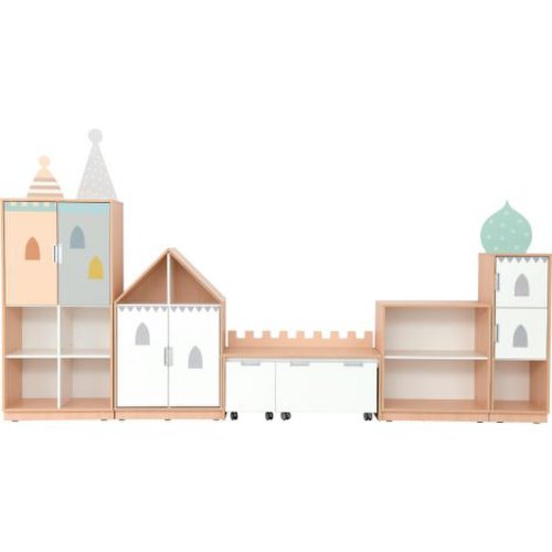 Moje Bambino - Set mobilier tematic pentru gradinita castelul