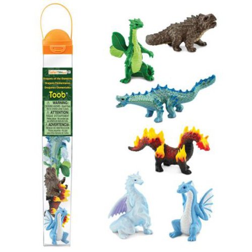 Safari Ltd. - Tub cu figurine dragonii
