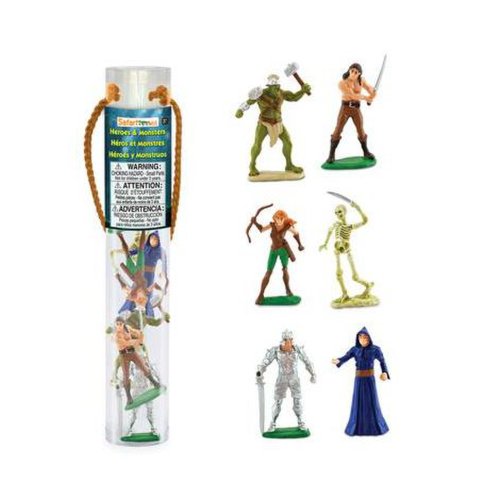 Safari Ltd. - Tub designer cu figurine eroi si monstrii