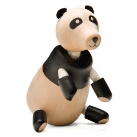 Urs Panda din lemn - Colectia Anamalz