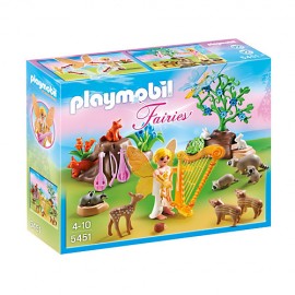 Playmobil - Zana muzicii si animalele padurii