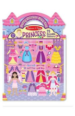 Reusable puffy stickers, Princesses. Abtibilduri reutilizabile pufoase, Printese