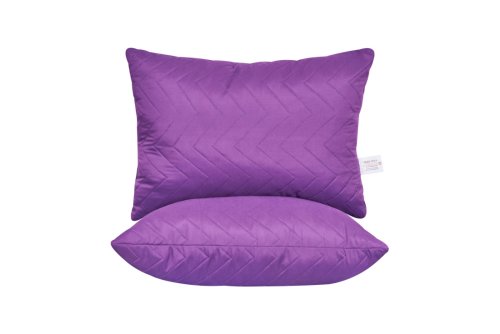 Somnart - Set 2 perne matlasate us, microfibra purple magic, 50x70 cm